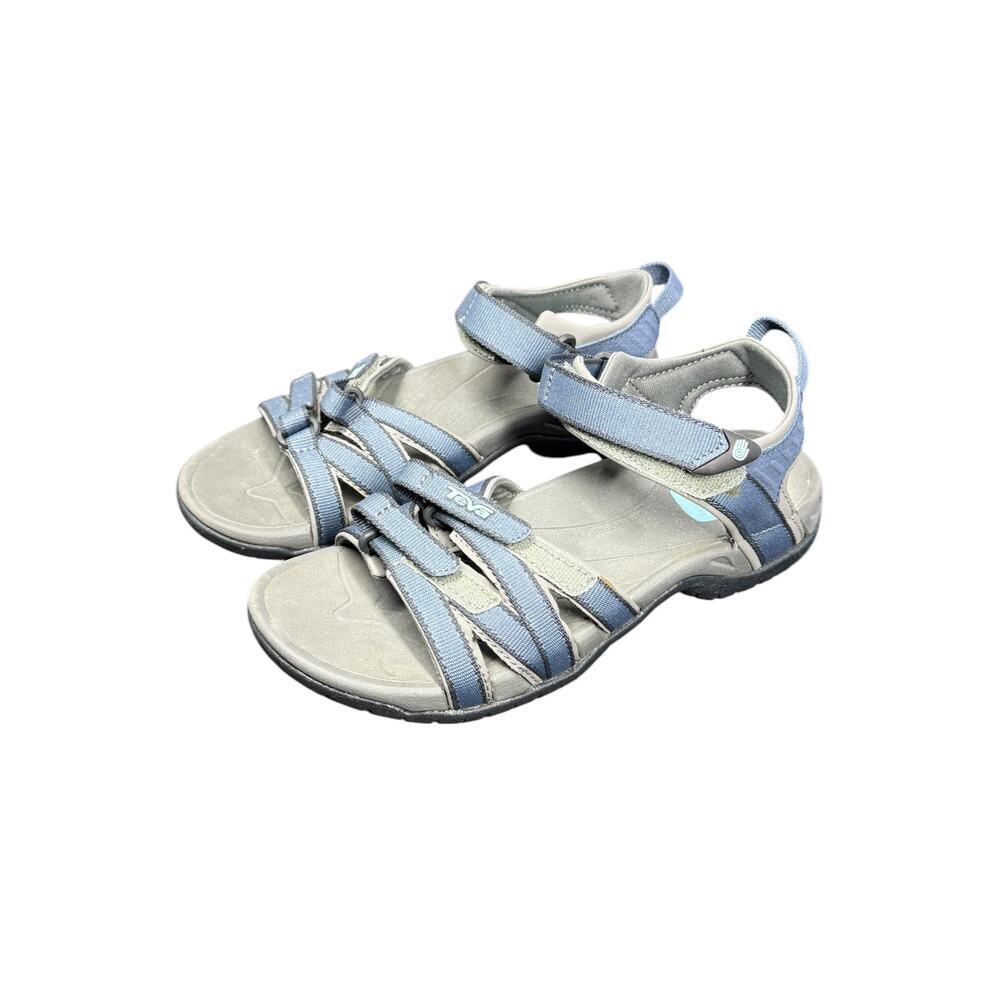 Teva Women's Tirra Sport Water Hiking All Terrain Sandals Blue Gray Size 6 - Picture 8 of 8